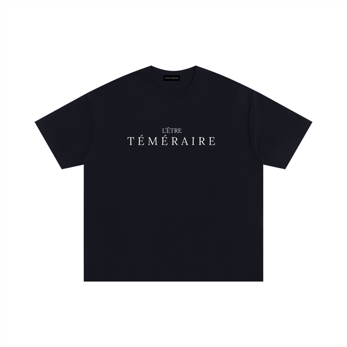 T-shirt oversize en cotton - LOGO L'ÊTRE TÉMÉRAIRE